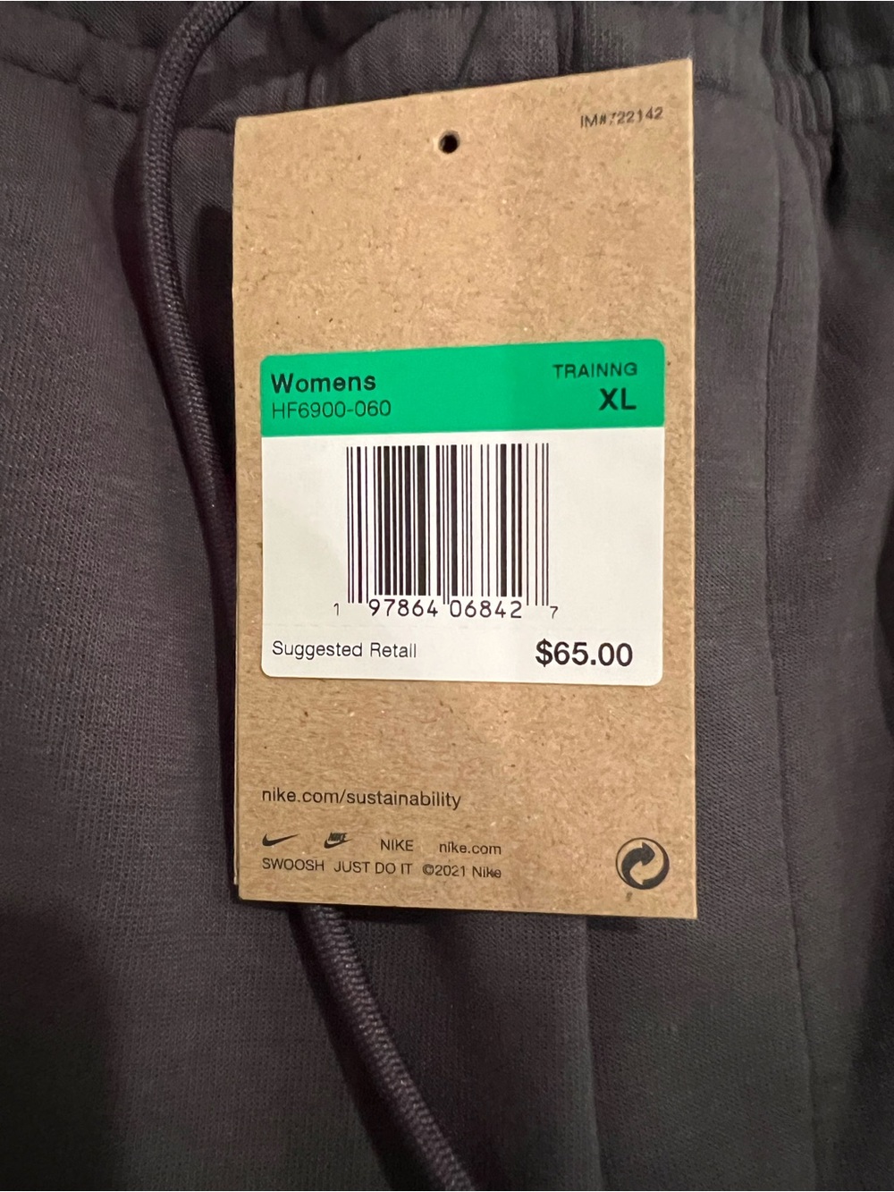 NWT-Nike charcoal Dri-FIT Full-Zip Hoodie & Joggers Set - Picture 3 of 14